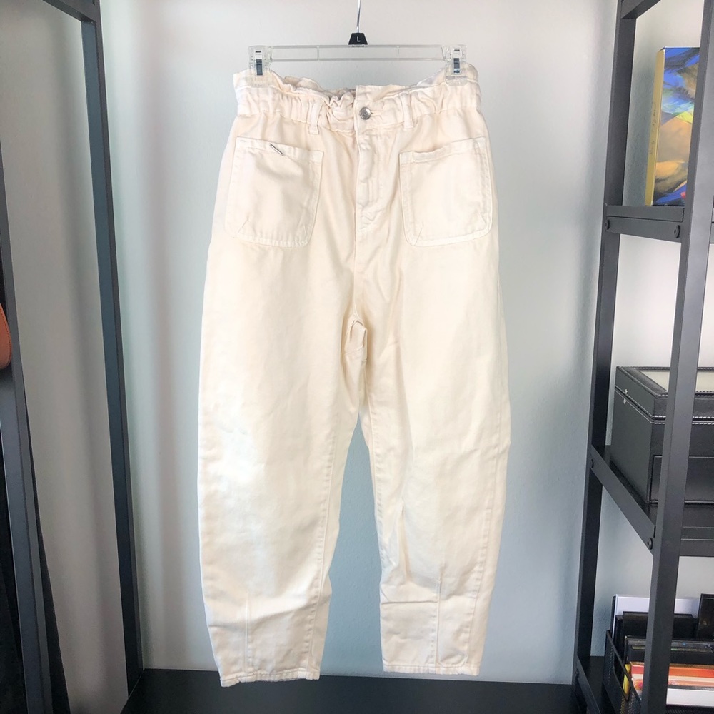 ZARA Paper Bag Baggy Jeans
